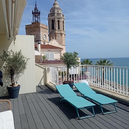 דירות סיטגס Atico Con Fantasticas Vistas Al Mar Y La Iglesia מראה חיצוני תמונה