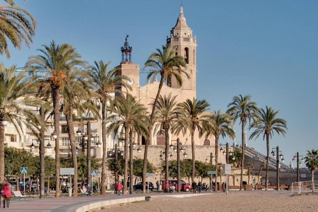 דירות סיטגס Atico Con Fantasticas Vistas Al Mar Y La Iglesia מראה חיצוני תמונה