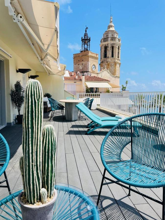 דירות סיטגס Atico Con Fantasticas Vistas Al Mar Y La Iglesia חדר תמונה